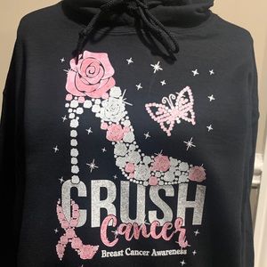 Crush cancer hoodie